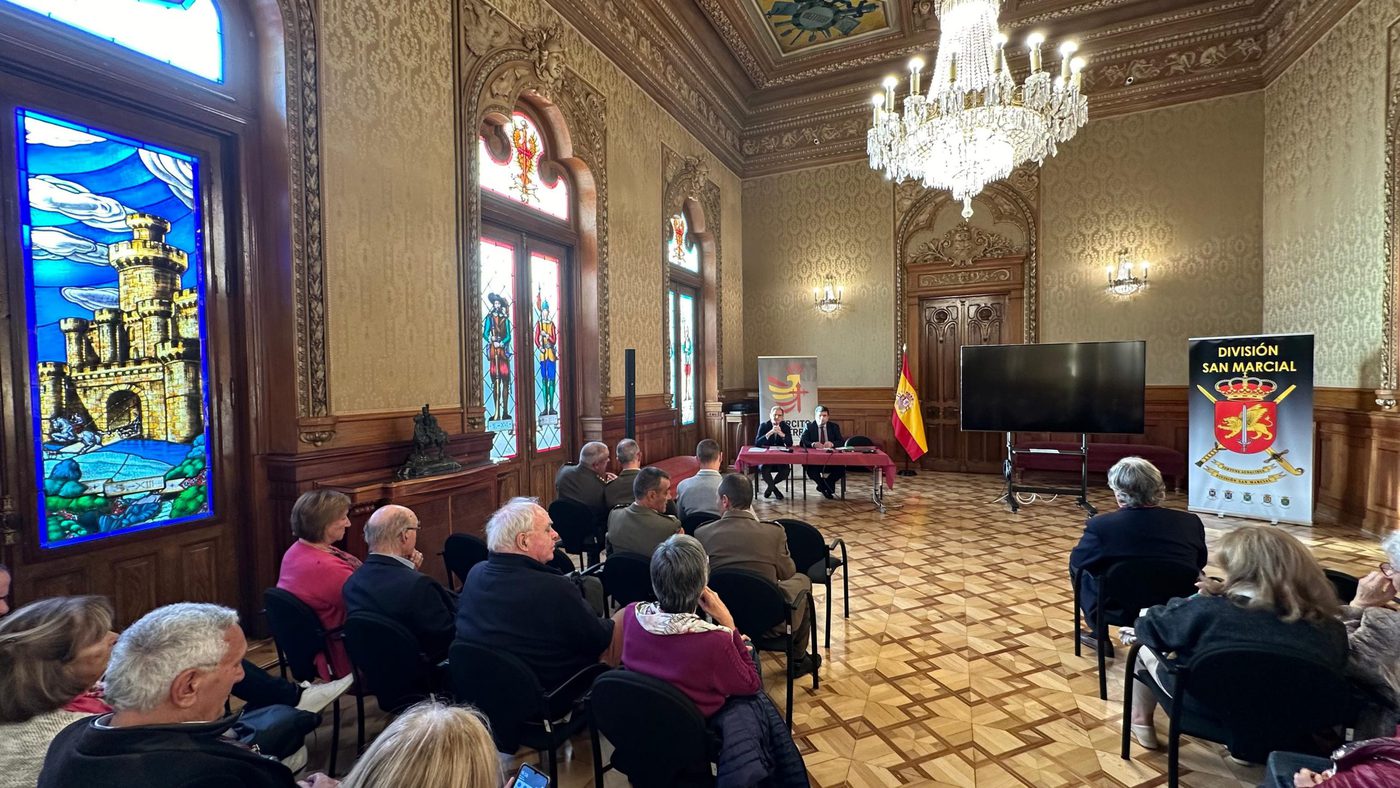 La sala, durante la exposición
